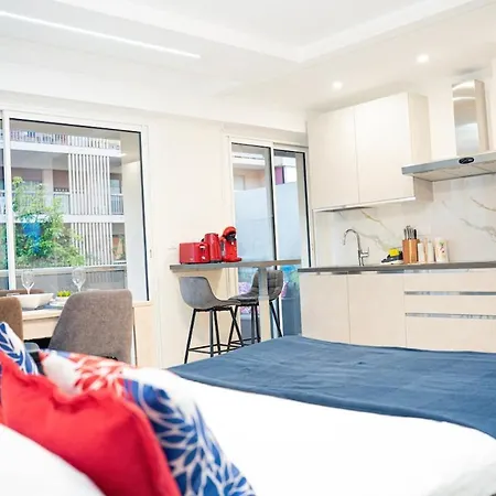 Sublime 2p - 10 Min Near Beaches - Air Conditioning - Garage أنتيب